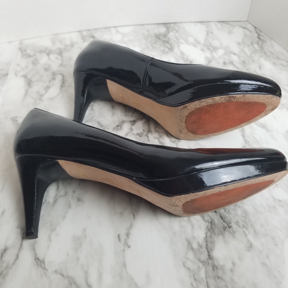Cole Haan Black Heels Size 9 1/2 B Patent - Picture 6 of 6